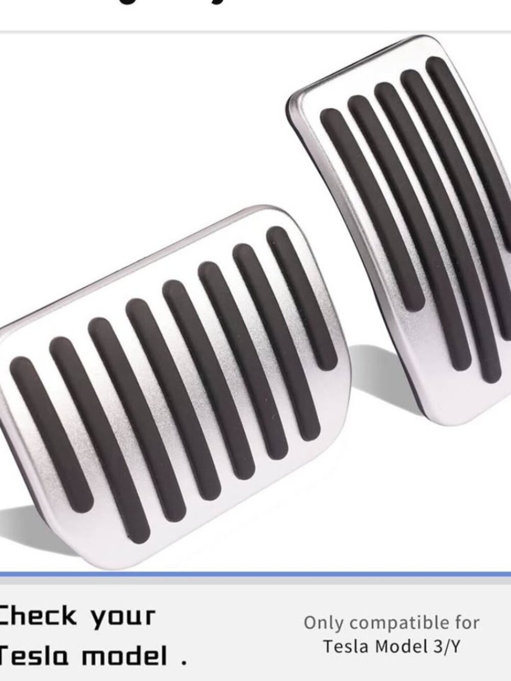Pedal Cover for Tesla Compatible with Model Y Juniper and Model 3 Highland